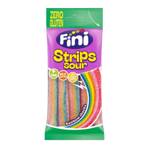 Fini Strips sour Rainbow Shock