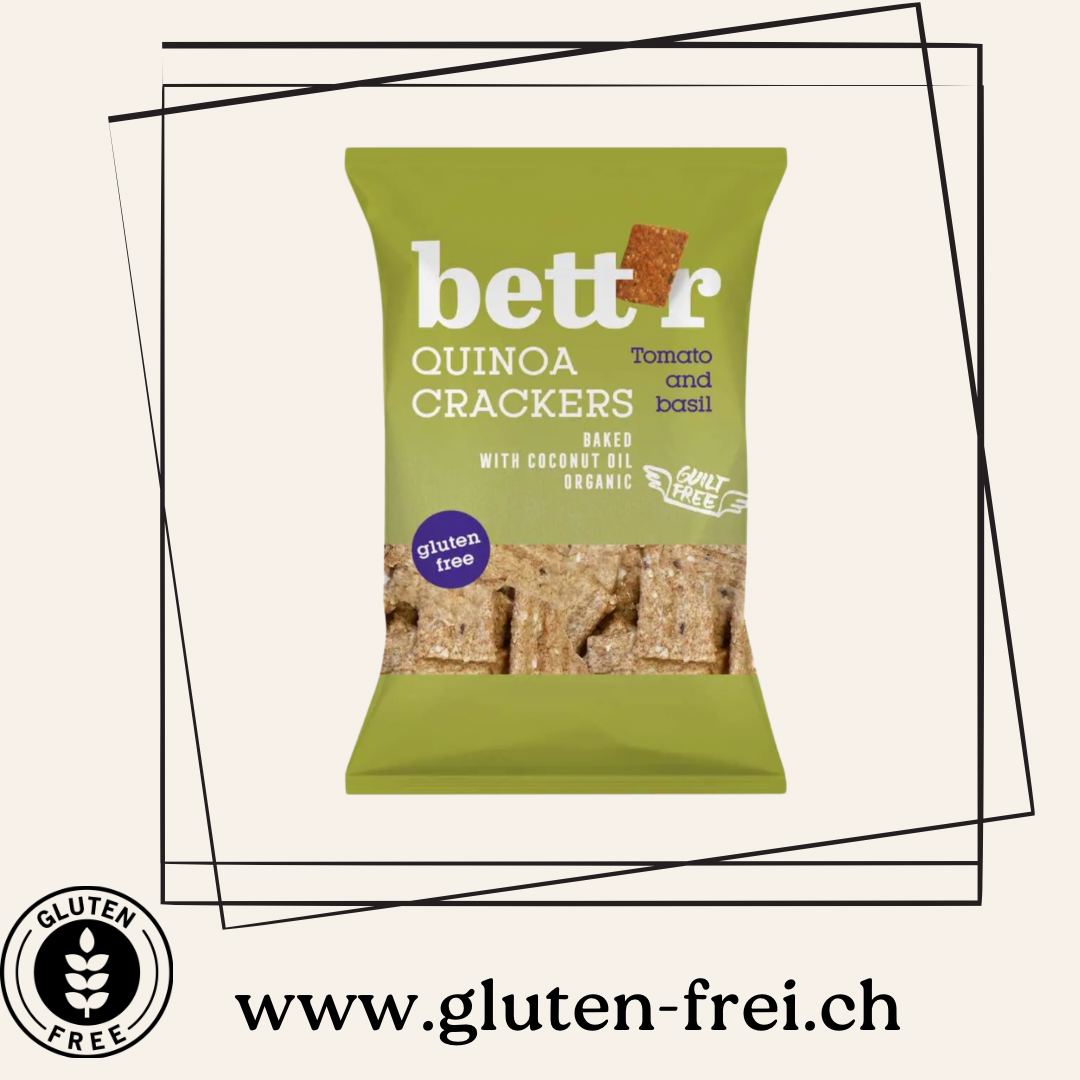 Quinoa Crackers Tomato & Basil Bett'r