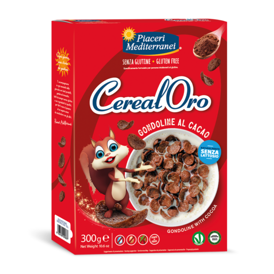 Céréales Oro Gondoline al Cacao Piaceri Mediterranei sans gluten