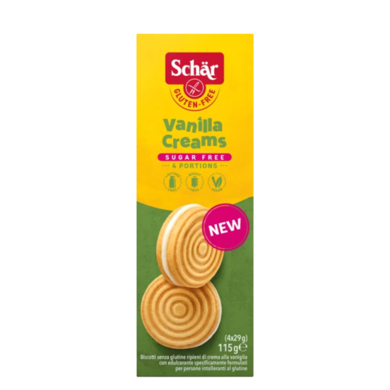 Vanilla Creams Sugar free Schär gluten-free