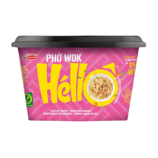 Pho Wok Instantreisnudeln mit Rindfleischgeschmack glutenfrei ★