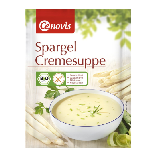 Asparagus cream soup Cenovis gluten-free