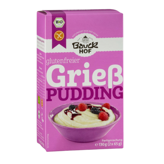Semolina pudding Bauck gluten-free