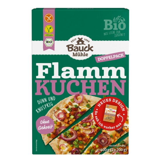 Flammkuchenteig Bio Bauck Backmischung glutenfrei ★★
