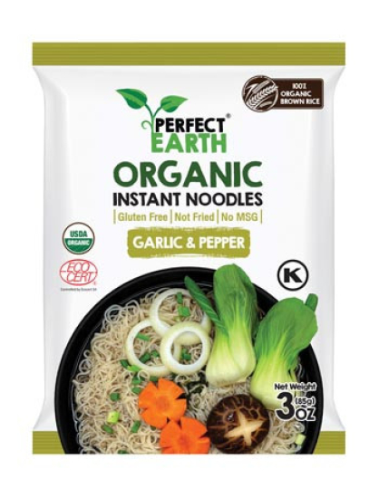 Perfect Earth Bio Instantnudeln – Garlic & Pepper  glutenfrei ★ ★