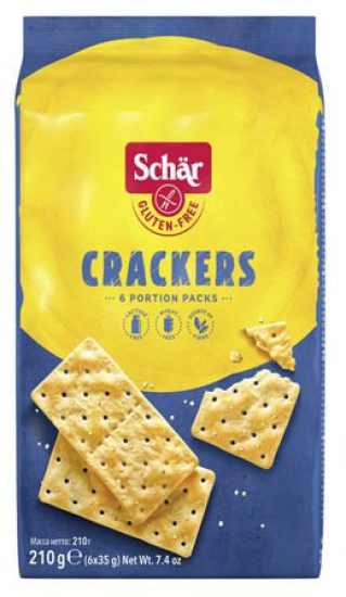 Crackers Schär 210 g glutenfrei