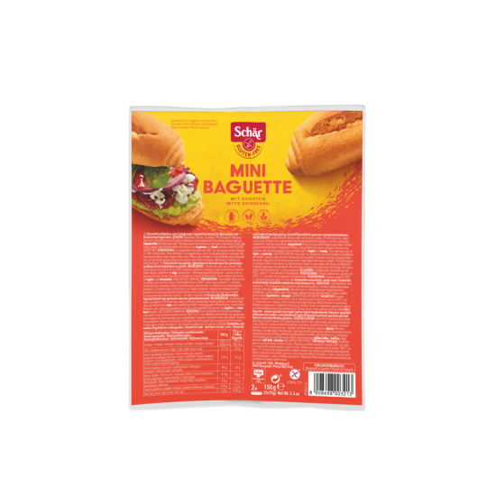 Mini-Baguette halfbacked 2x75g Schär