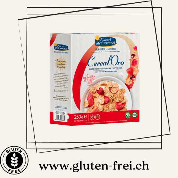 Cereal Oro Rice Flakes with red fruits