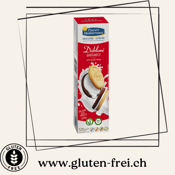 Dobloni Dark & ​​White Cookies Piaceri Mediterranei