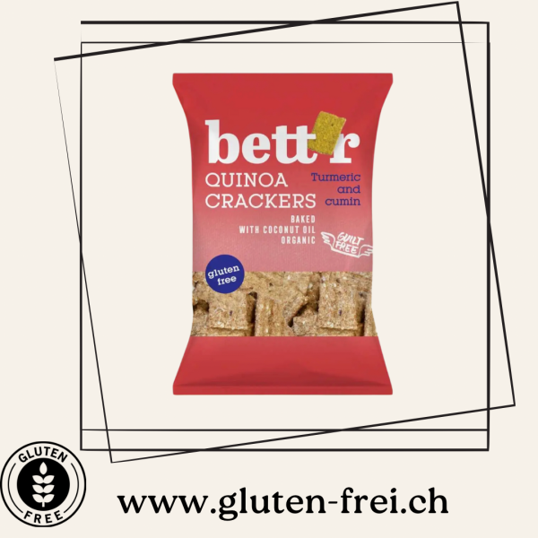 Quinoa Cracker Turmeric & Cumin Bett'r