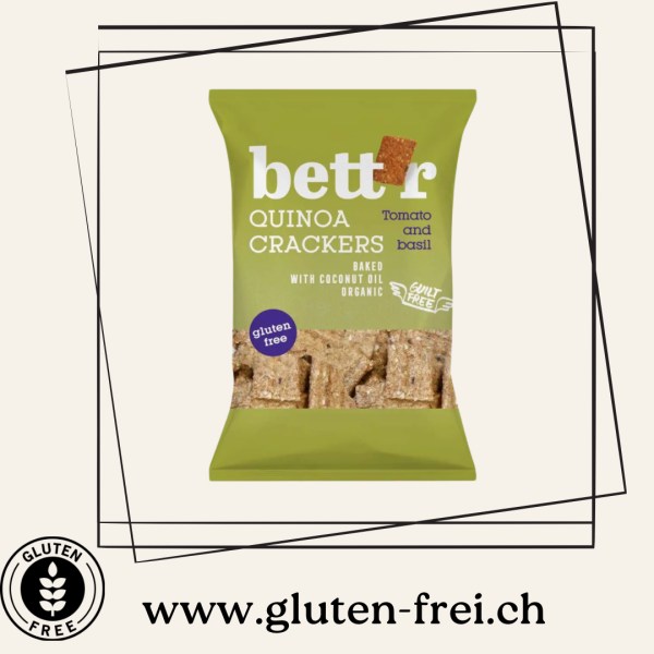 Quinoa Crackers Tomato & Basil Bett'r