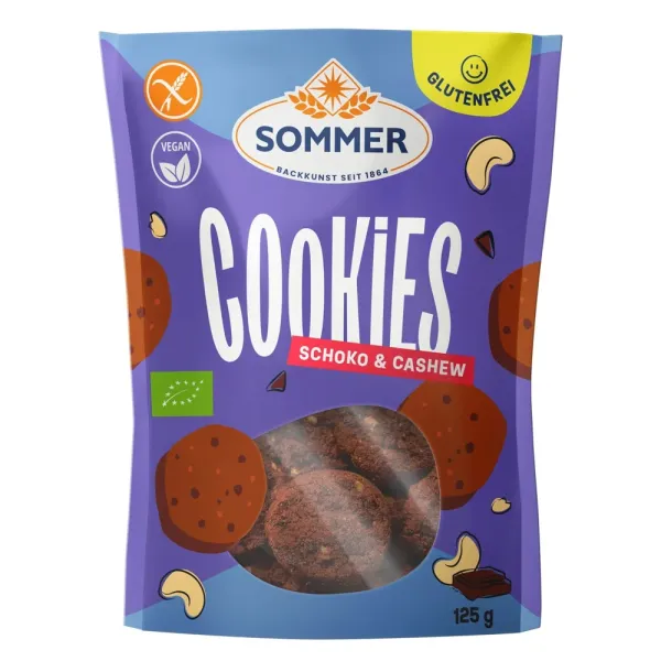 Cookies Choco Cashew Sommer glutenfrei