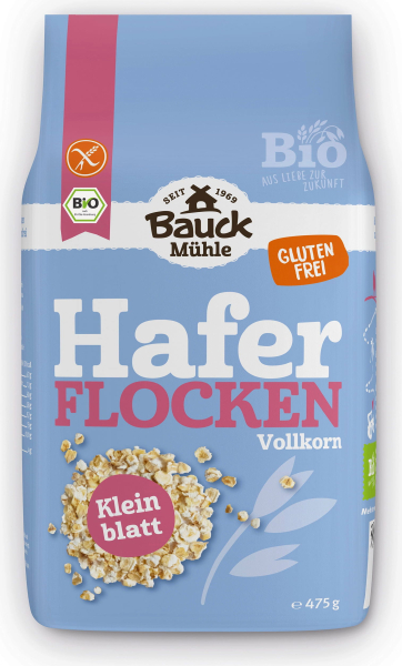 Flocons d'avoine à petites feuilles Bauckhof sans gluten