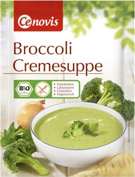 Broccoli cream soup Cenovis gluten-free