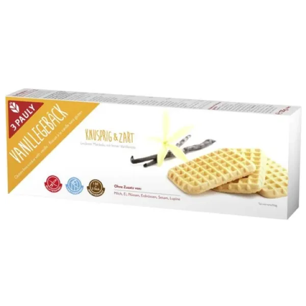 Biscuits à la vanille 3 Pauly sans gluten